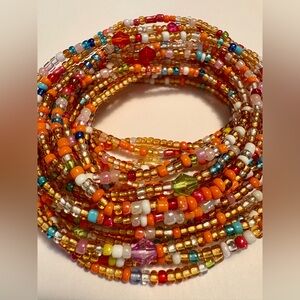 “CANDY”  📿📿 TAKE YOU TO THE CANDY SHOP COLORFUL WAISTBEADS 1st Stage 50 inches